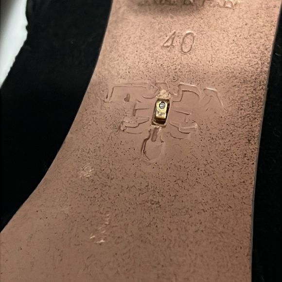 Prada Black Suede Platform Heeled Over the Knee Boots - Picture 8 of 16